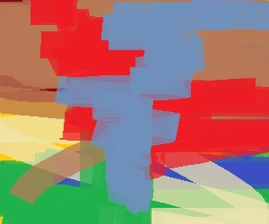 Simfoni Warna: Sebuah Perjalanan Abstrak